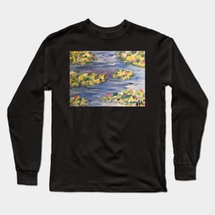 Amongst the Lilly pads Long Sleeve T-Shirt